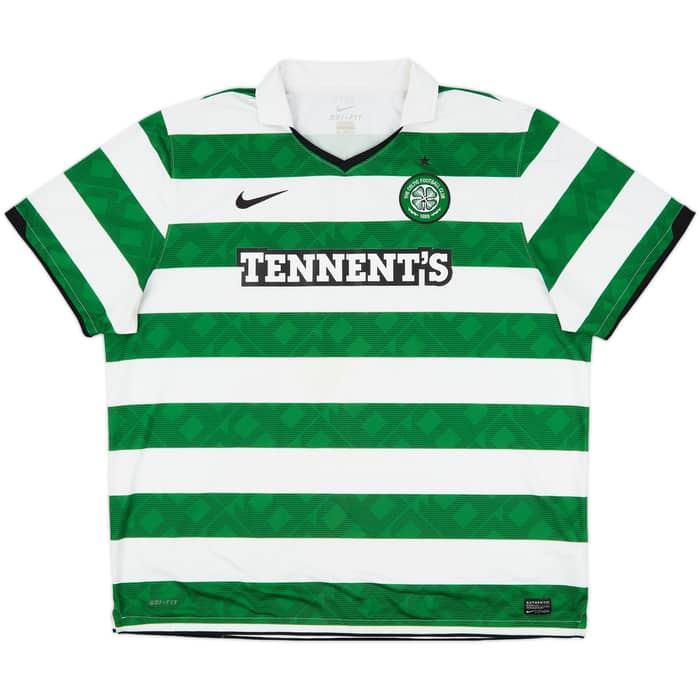2010-12 Celtic Home Shirt Hooper #88 - 9/10 - (3XL)