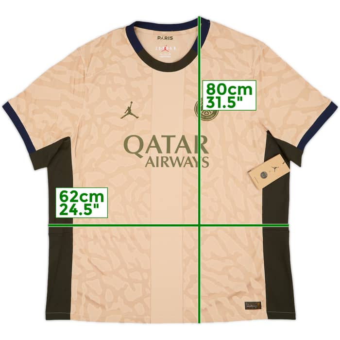2023-24 Paris Saint-Germain Authentic Fourth Shirt (XXL)