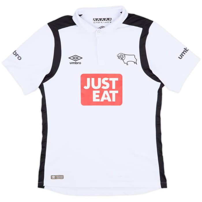 2016-17 Derby County Home Shirt - 8/10 - (S)