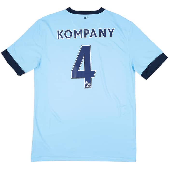 2014-15 Manchester City Home Shirt Kompany #4 - 7/10 - (L)
