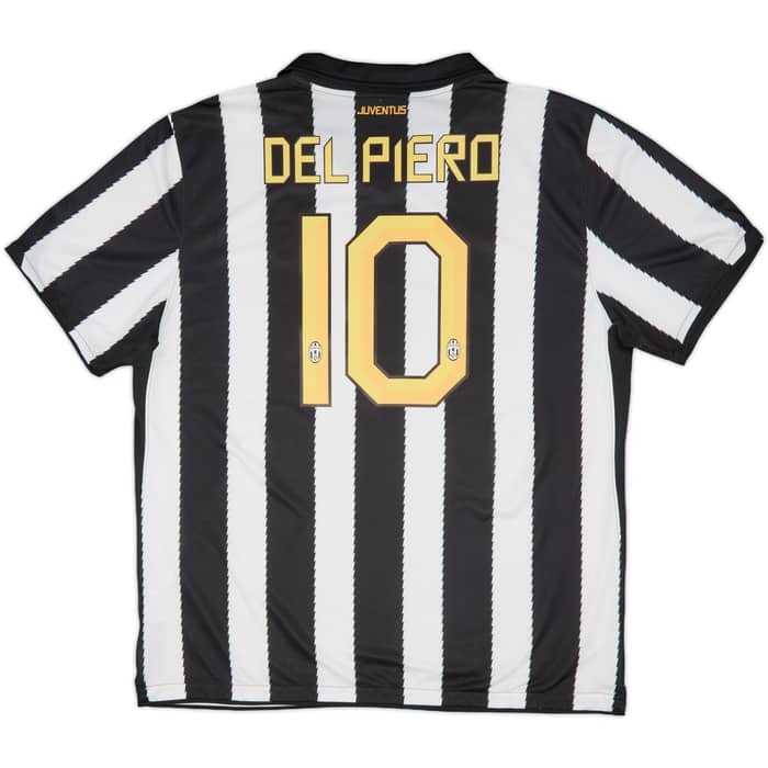 2010-11 Juventus Home Shirt Del Piero #10 - 8/10 - (XXL)