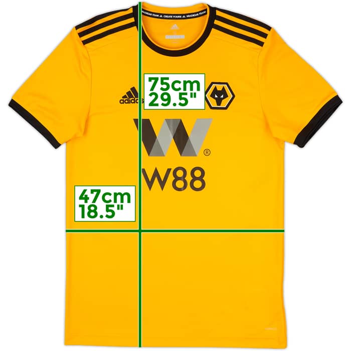 2018-19 Wolves Home Shirt Raul #9 - 9/10 - (S)