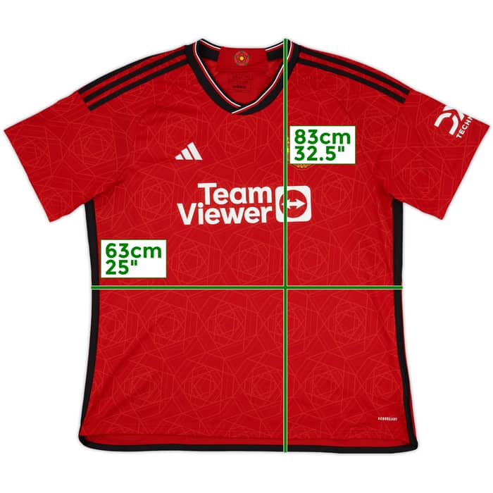 2023-24 Manchester United Home Shirt Mainoo #37 - 10/10 - (XXL)