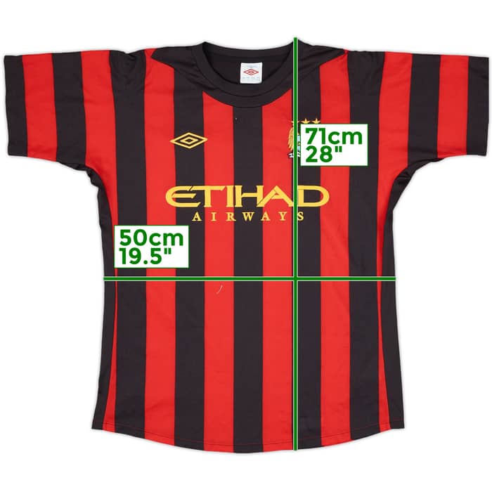 2011-12 Manchester City Away Shirt Richards #2 - 6/10 - (M)
