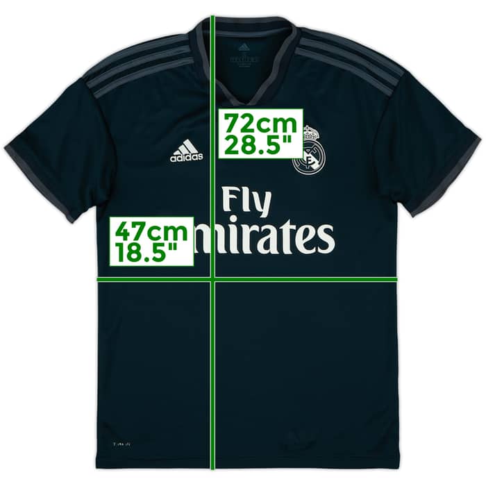 2018-19 Real Madrid Away Shirt - 7/10 - (S)