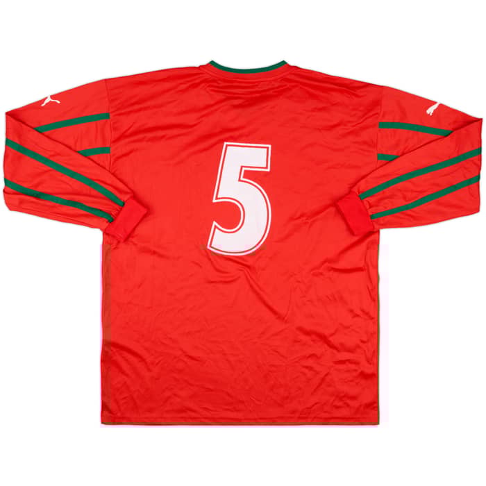 2000-02 Bulgaria Match Issue Away L/S Shirt #5