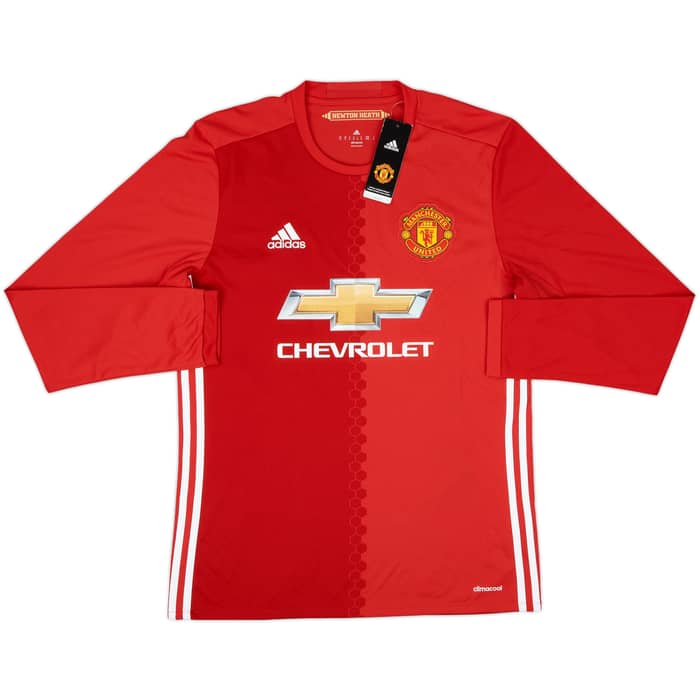 2016-17 Manchester United Home L/S Shirt Rooney #10 (M)