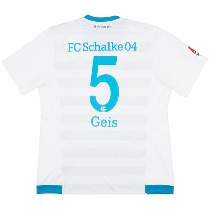 2016-17 Schalke Away Shirt Geis #5 - 9/10 - (XL)