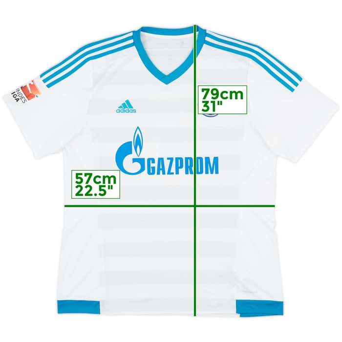 2016-17 Schalke Away Shirt Geis #5 - 9/10 - (XL)