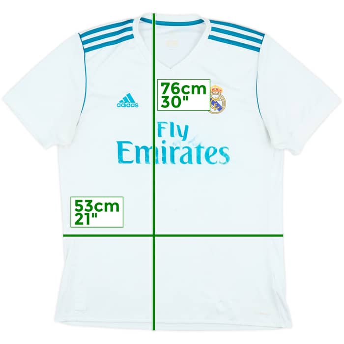 2017-18 Real Madrid Home Shirt - 4/10 - (L)