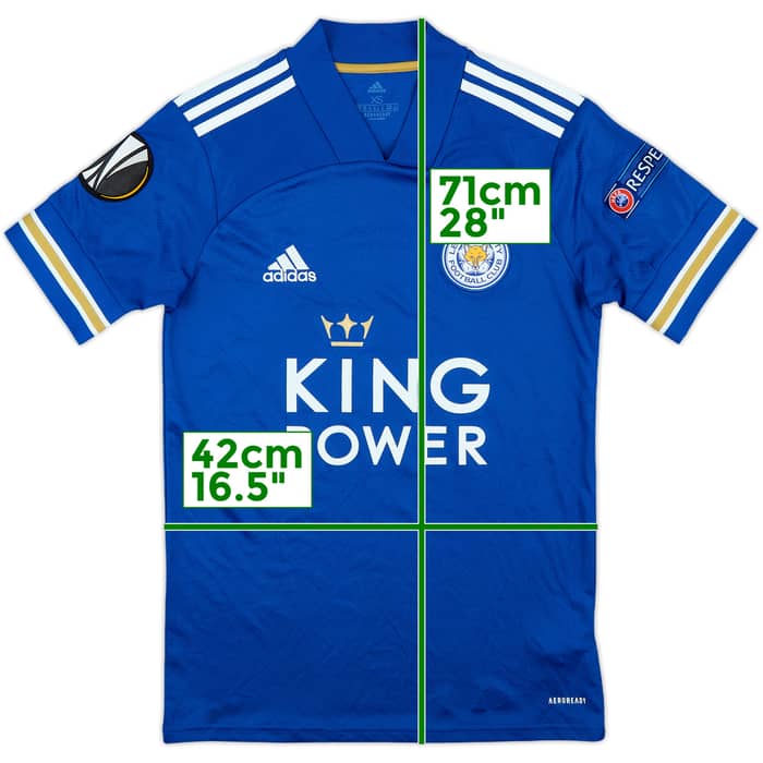 2020-21 Leicester Home Shirt - 9/10 - (XS)