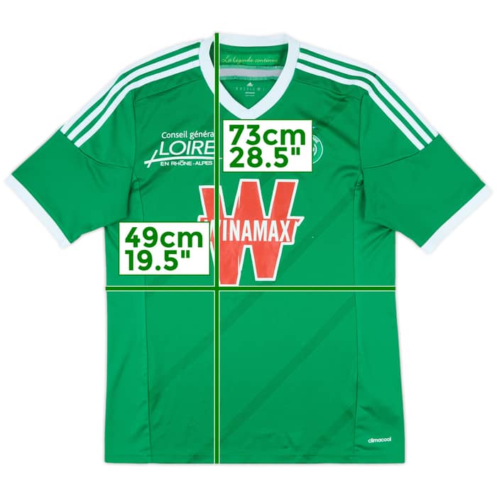 2014-15 St Etienne Home Shirt - 8/10 - (M)