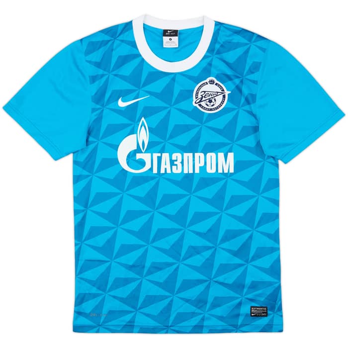 2011-12 Zenit St. Petersburg Basic Home Shirt - 9/10 - (S)