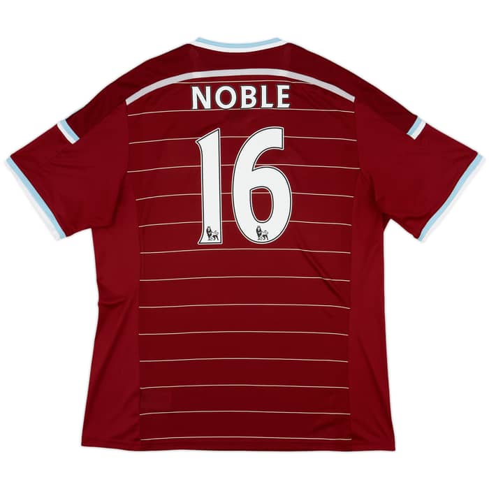 2014-15 West Ham Home Shirt Noble #16 - 10/10 - (XXL)