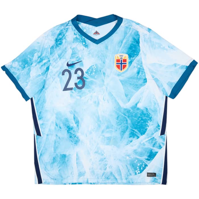 2020-21 Norway Away Shirt Haaland #23 - 7/10 - (XXL)
