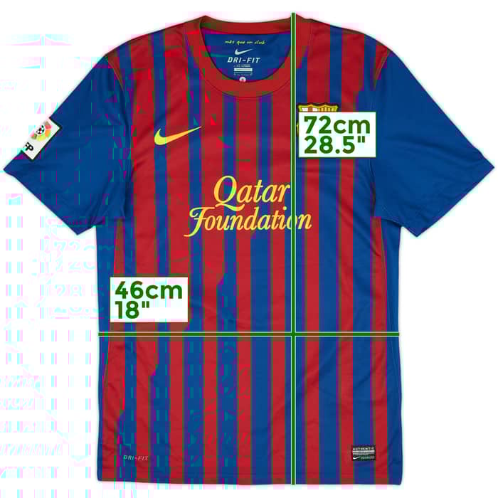 2011-12 Barcelona Home Shirt A.Iniesta #8 - 8/10 - (S)