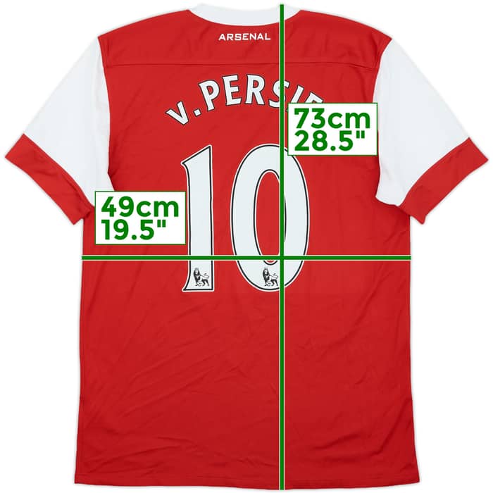2010-11 Arsenal Home Shirt v.Persie #10 - 4/10 - (M)