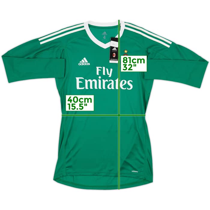 2017-18 AC Milan Player Issue GK Shirt A.Donnarumma #90 (S)