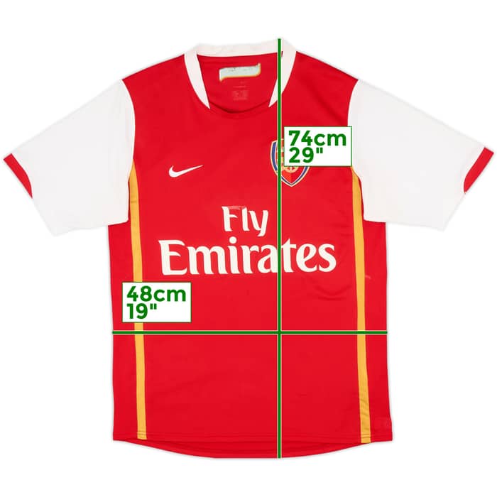 2006-08 Arsenal Home Shirt - 5/10 - (M)