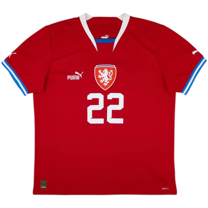 2022-24 Czech Republic Home Shirt Soucek #22 - 7/10 - (L)