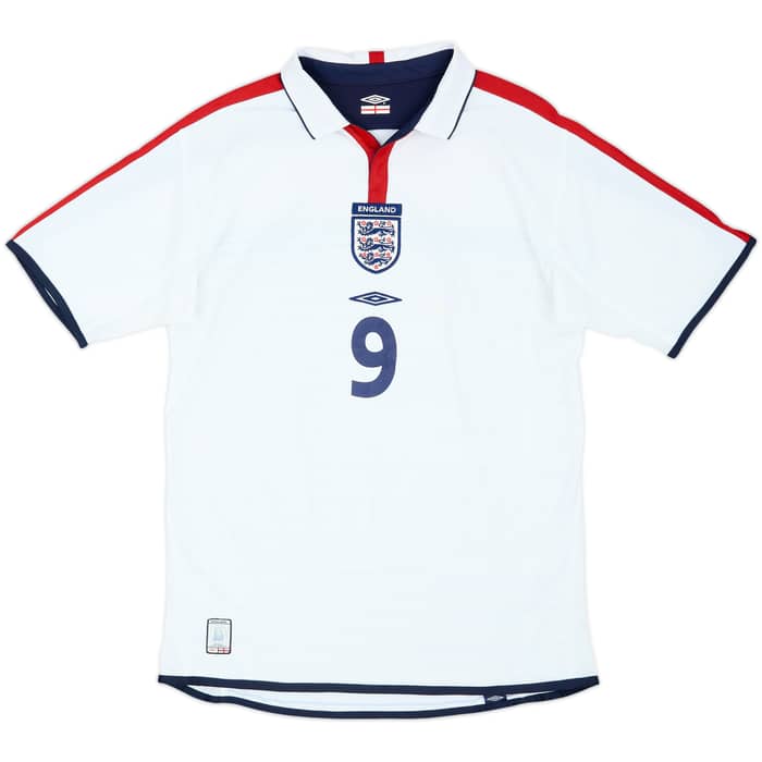 2003-05 England Home Shirt Rooney #9 - 6/10 - (M)