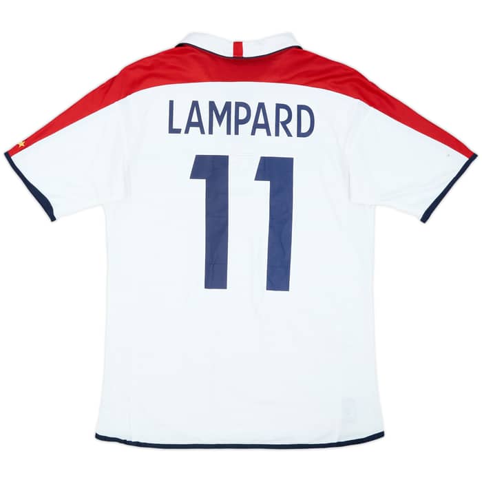 2003-05 England Home Shirt Lampard #11 - 6/10 - (M)