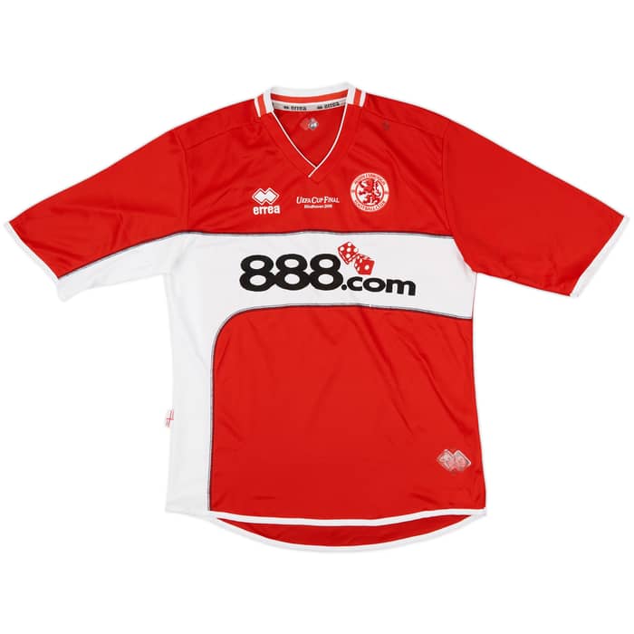 2005-06 Middlesbrough 'UEFA Cup Final' Home Shirt - 6/10 - (L)