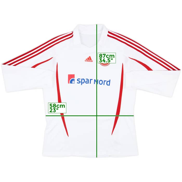 2009-10 Aalborg Away L/S Shirt - 8/10 - (XL)