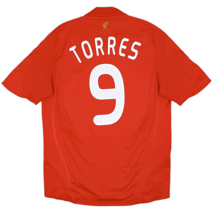 2008-10 Liverpool Home Shirt Torres #9 - 6/10 - (L)