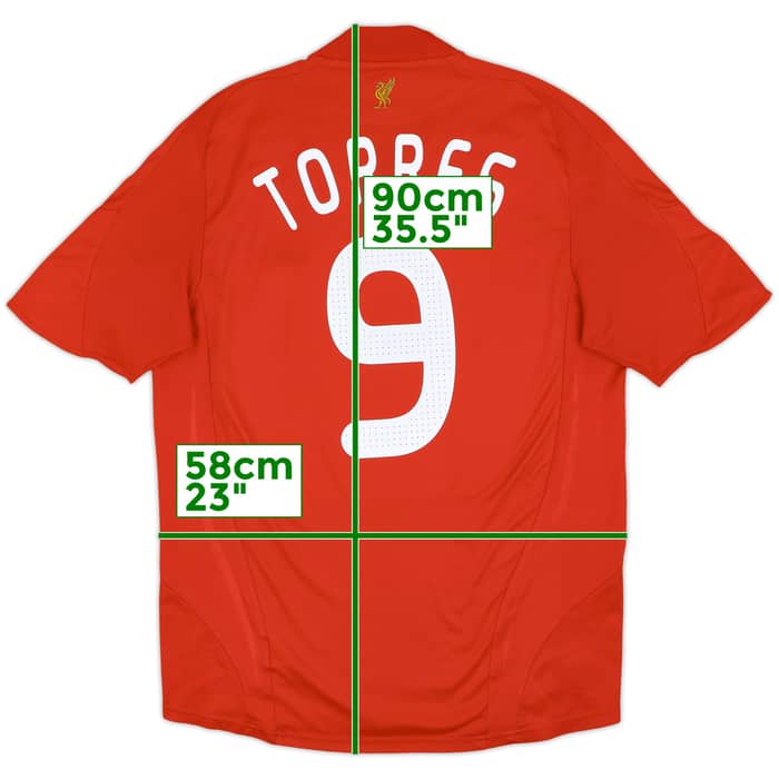 2008-10 Liverpool Home Shirt Torres #9 - 6/10 - (L)