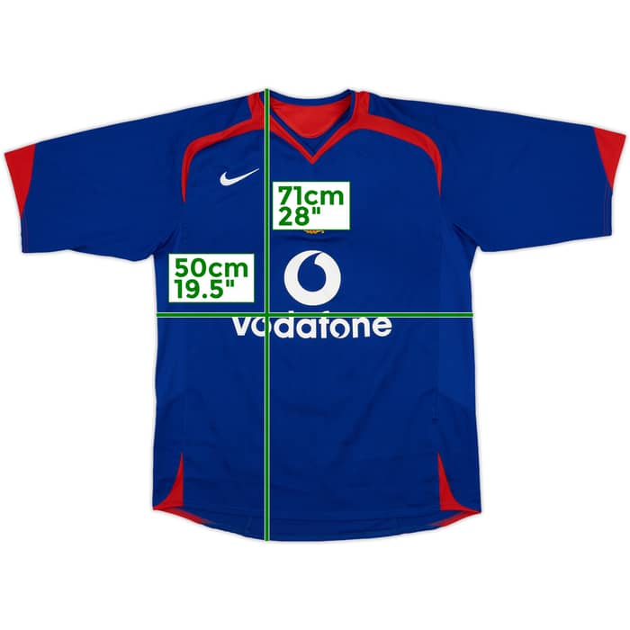 2005-06 Manchester United Away Shirt Vidic #15 - 5/10 - (M)