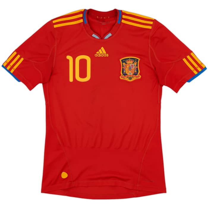 2009-10 Spain Home Shirt Fabregas #10 - 6/10 - (S)
