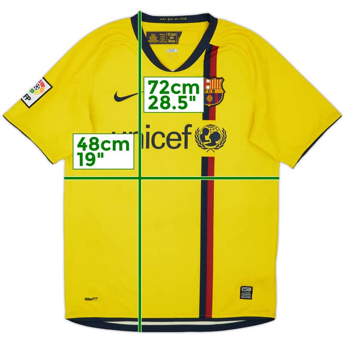 2008-10 Barcelona Away Shirt Messi #10 - 6/10 - (S)