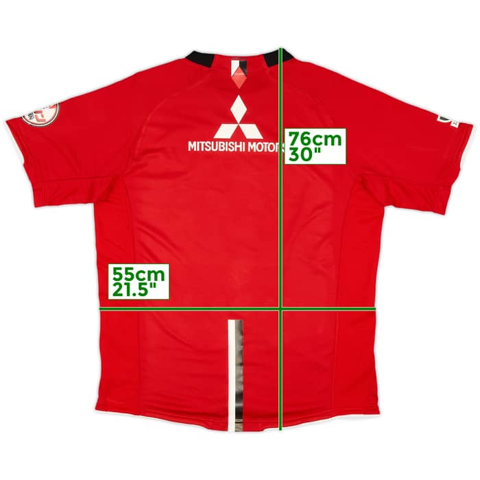 2008 Urawa Red Diamonds Home Shirt - 8/10 - (L)