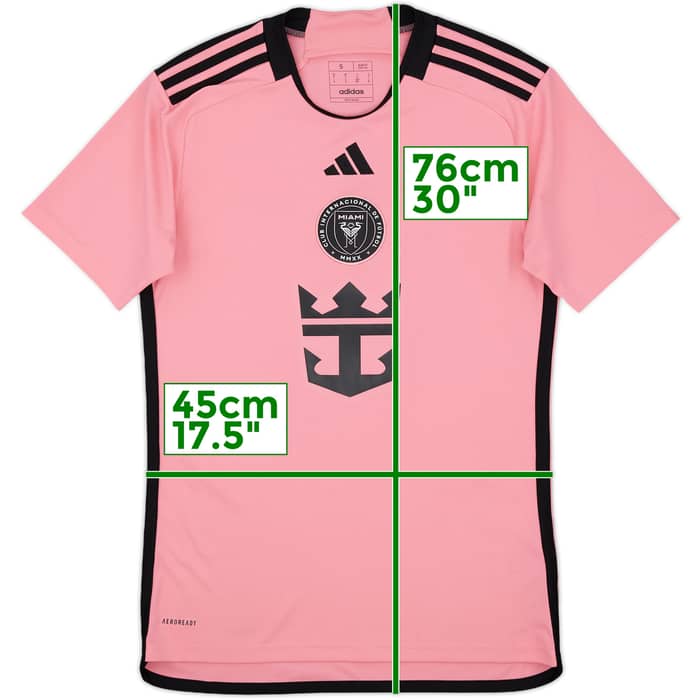 2024-25 Inter Miami Home Shirt Sergio #5 - 9/10 - (S)