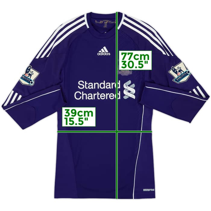 2010-12 Liverpool Player Issue TechFit GK Shirt Reina #25 - 3/10 - (M)