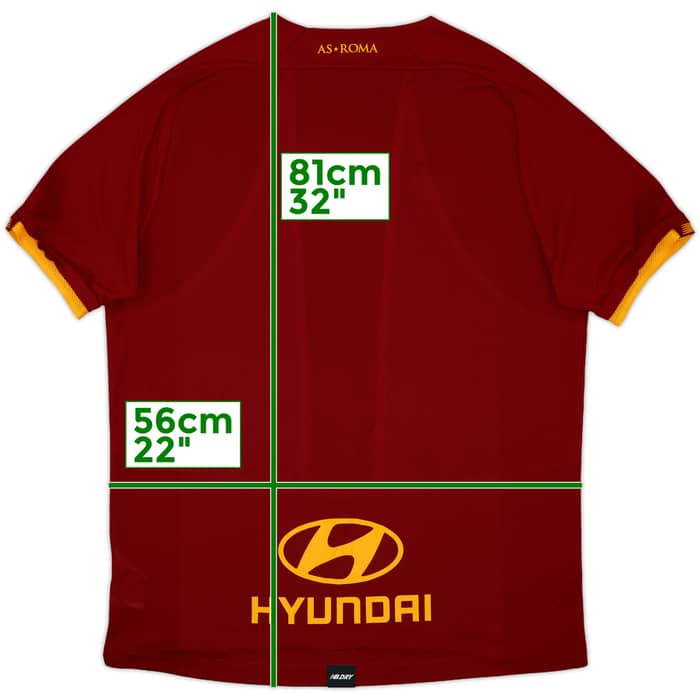 2021-22 Roma Home Shirt - 10/10 - (XL)