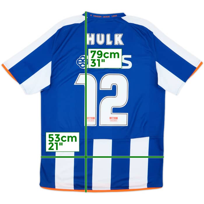 2008-09 Porto Home Shirt Hulk #12 (M)