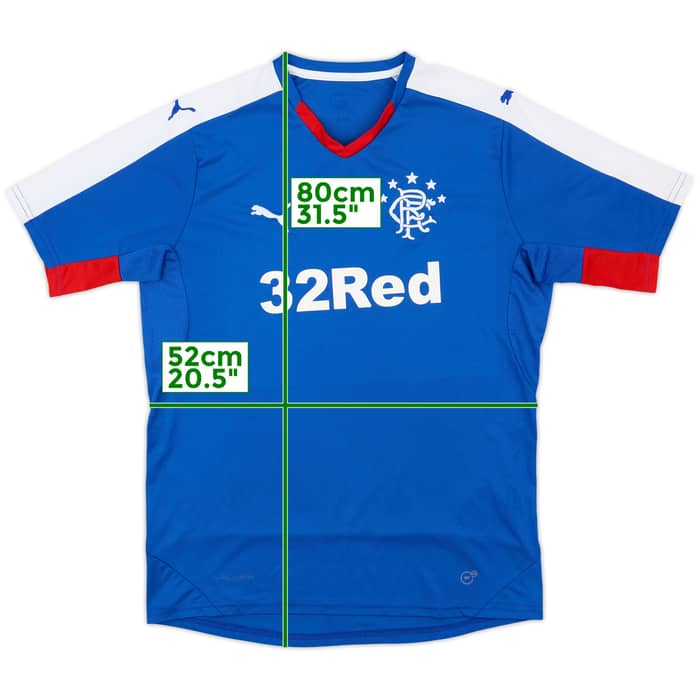 2015-16 Rangers Home Shirt - 7/10 - (L)