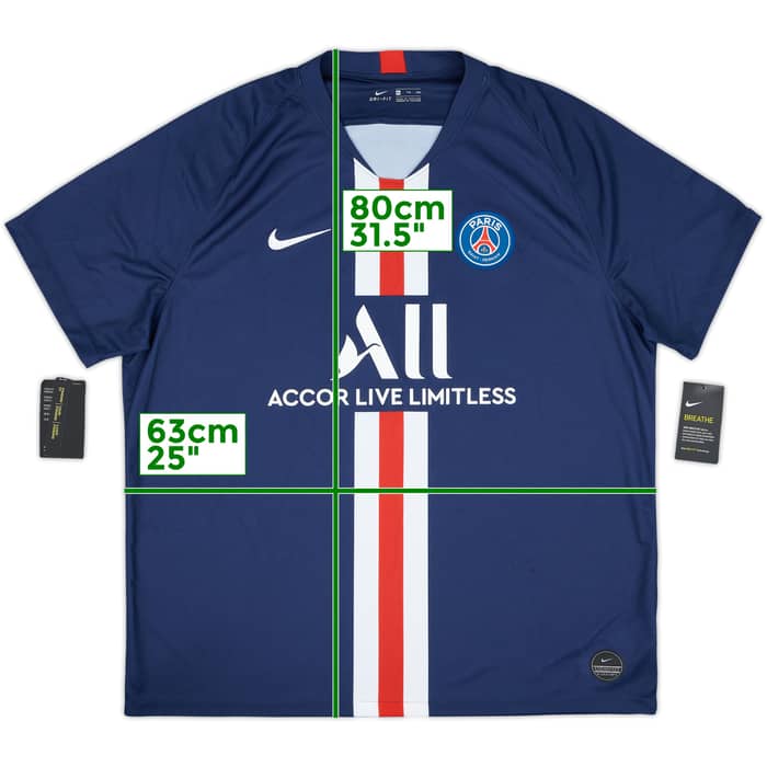 2019-20 Paris Saint-Germain Home Shirt Neymar Jr #10 (XXL)