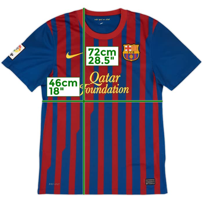 2011-12 Barcelona Home Shirt A.Iniesta #8 - 8/10 - (S)