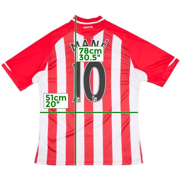 2014-15 Southampton Home Shirt Mane #10 - 6/10 - (L)