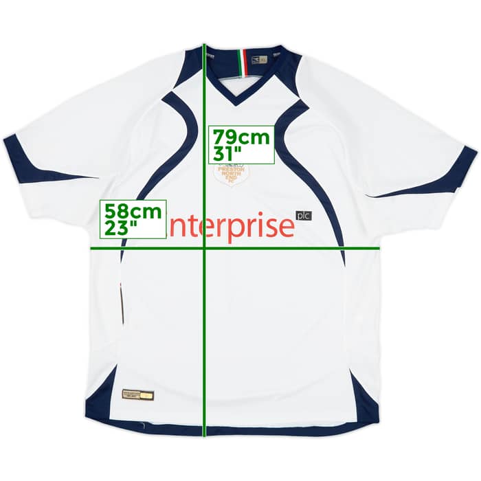 2007-08 Preston North End Home Shirt - 8/10 - (XL)