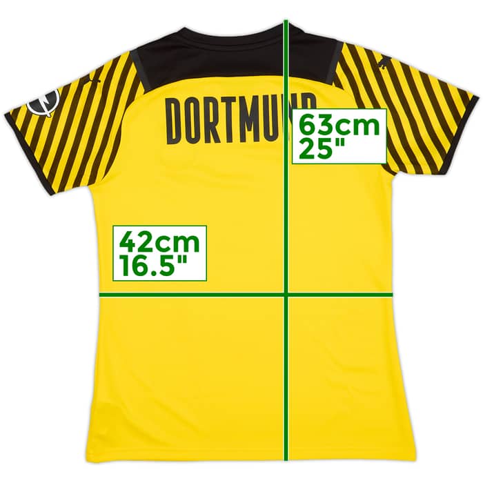 2021-22 Borussia Dortmund Home Shirt - 9/10 - (Women's S)