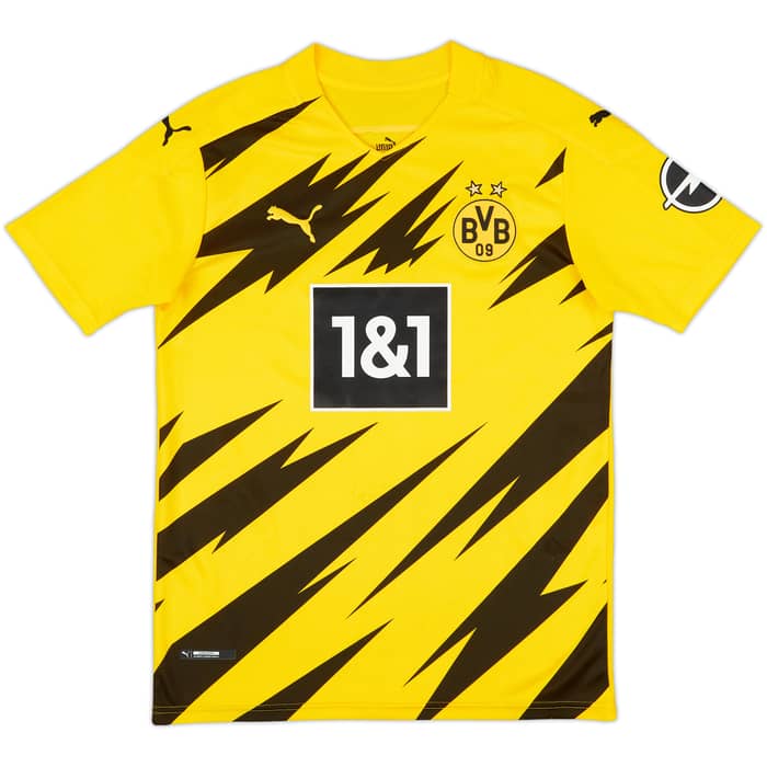 2020-21 Borussia Dortmund Home Shirt Haaland #9 - 6/10 - (S)