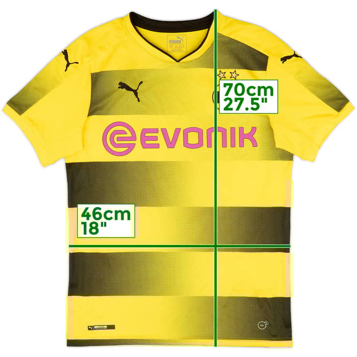 2017-18 Borussia Dortmund Home Shirt Sancho #7 - 9/10 - (S)