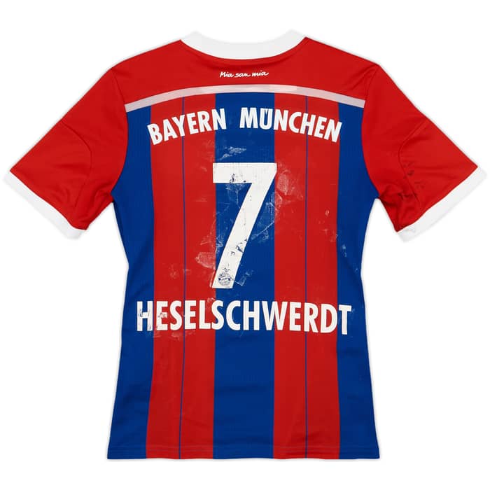2014-15 Bayern Munich Home Shirt Heselschwerdt #7 - 4/10 - (M.Boys)