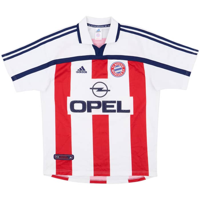 2000-01 Bayern Munich Away Shirt Elber #9 - 7/10 - (S)