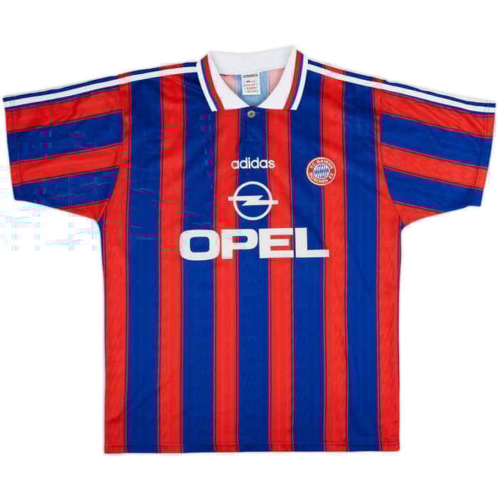 1995-97 Bayern Munich Home Shirt Klinsmann #18 - 4/10 - (L)