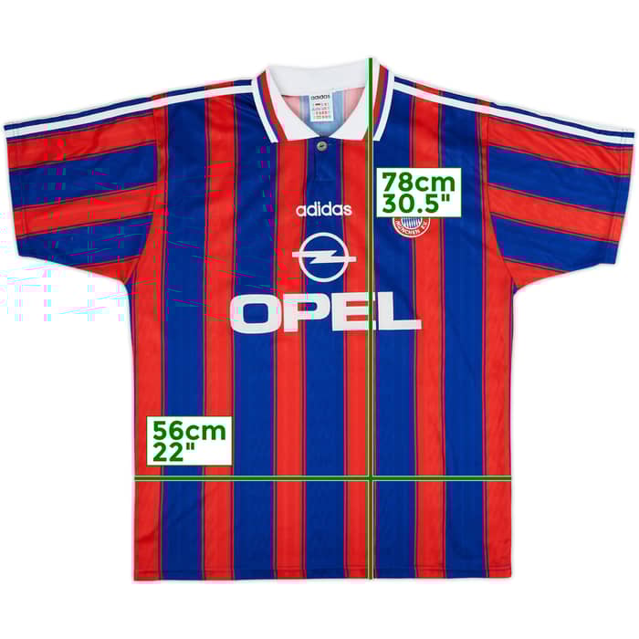 1995-97 Bayern Munich Home Shirt Klinsmann #18 - 4/10 - (L)
